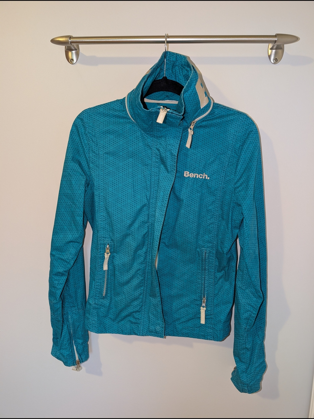 Bench Teal Women's Jacket with Zip Pockets